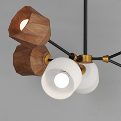 Akimbo 6-Light Pendant W LED Bulbs