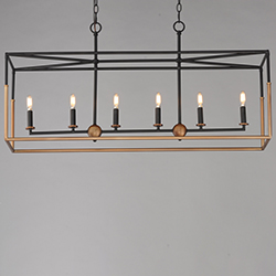 Soho 6-Light Linear Pendant