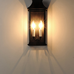 Vicksburg 2-Light Outdoor Pocket Wall Sconce