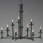 Anvil 9-Light Chandelier