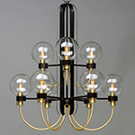 Bauhaus 9-Light Chandelier