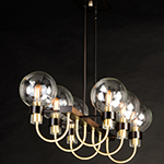 Bauhaus 6-Light Linear Chandelier