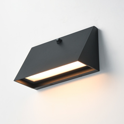 Pathfinder Wide LED Wall Sconce w Photocell-5CCT