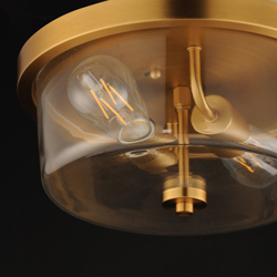 Fuller 2-Light Flush Mount