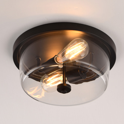 Fuller 2-Light Flush Mount