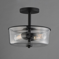 Fuller 2-Light Semi Flush/Pendant Convertible