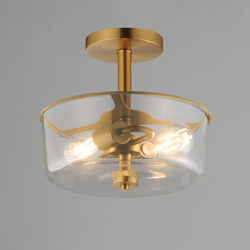 Fuller 2-Light Semi Flush/Pendant Convertible