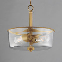 Fuller 2-Light Semi Flush/Pendant Convertible