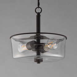 Fuller 2-Light Semi Flush/Pendant Convertible