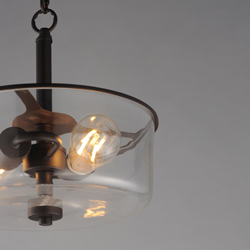 Fuller 2-Light Semi Flush/Pendant Convertible