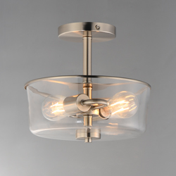 Fuller 2-Light Semi Flush/Pendant Convertible