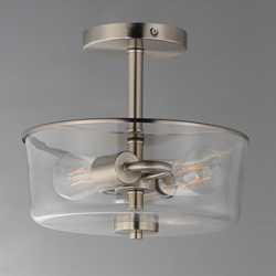 Fuller 2-Light Semi Flush/Pendant Convertible