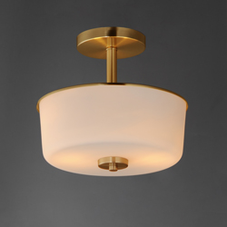 Fuller 2-Light Semi Flush/Pendant Convertible