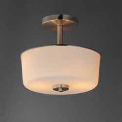 Fuller 2-Light Semi Flush/Pendant Convertible