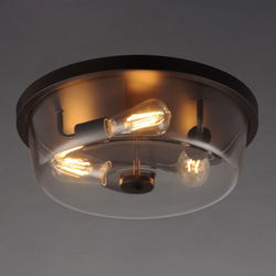 Fuller 3-Light Flush Mount