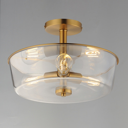 Fuller 3-Light Semi Flush/Pendant Convertible