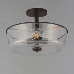 Fuller 3-Light Semi Flush/Pendant Convertible