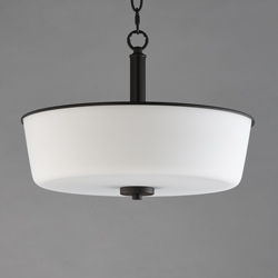 Fuller 3-Light Semi Flush/Pendant Convertible