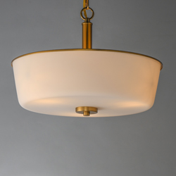 Fuller 3-Light Semi Flush/Pendant Convertible