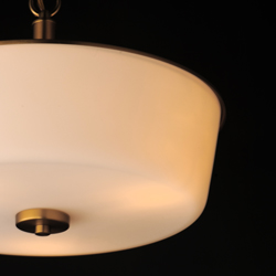 Fuller 3-Light Semi Flush/Pendant Convertible