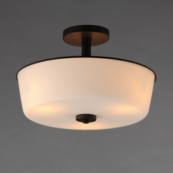 Fuller 3-Light Semi Flush/Pendant Convertible