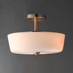 Fuller 3-Light Semi Flush/Pendant Convertible