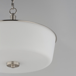 Fuller 3-Light Semi Flush/Pendant Convertible