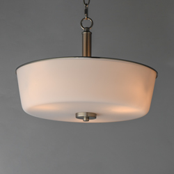 Fuller 3-Light Semi Flush/Pendant Convertible