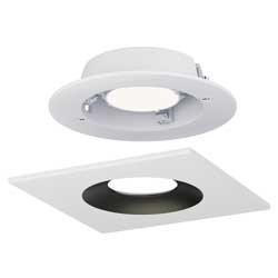 Crisp 5" LED Recessed DownLight 3000K - Square