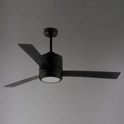 Tanker 52" Black Outdoor LED Fan