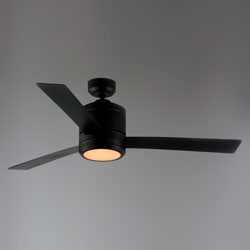 Tanker 52" Black Outdoor LED Fan