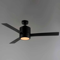 Tanker 52" Black Outdoor LED Fan