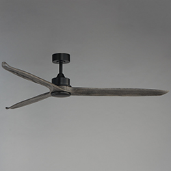 Woodwind 72" Solid Wood Blade Fan w LED