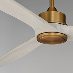 Woodwind 72" Solid Wood Blade Fan w LED