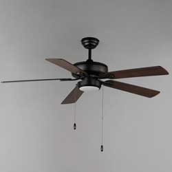 52" Super-Max Fan w/ LED Light Kit - Black