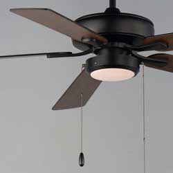 52" Super-Max Fan w/ LED Light Kit - Black