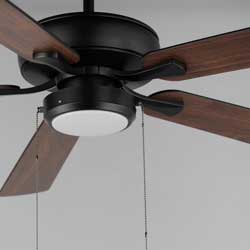 52" Super-Max Fan w/ LED Light Kit - Black