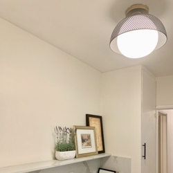 Perf 1-Light Flush Mount