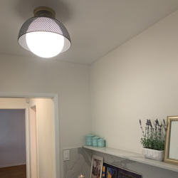 Perf 1-Light Flush Mount