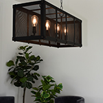 Palladium 4-Light Linear Pendant