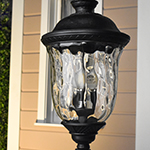 Carriage House DC 3-LT Outdoor Pole/Post Lantern