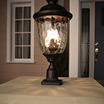 Carriage House DC 3-LT Outdoor Pole/Post Lantern