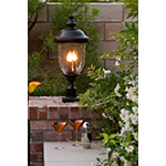 Carriage House DC 3-LT Outdoor Pole/Post Lantern