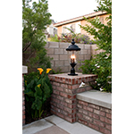 Carriage House DC 3-LT Outdoor Pole/Post Lantern