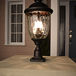 Carriage House DC 3-LT Outdoor Pole/Post Lantern