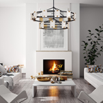 Radiant 20-Light LED Chandelier