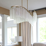 Victoria 6-Light Linear Chandelier