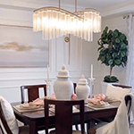 Victoria 6-Light Linear Chandelier