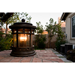 Santa Barbara VX 3-Light Outdoor Deck Lantern