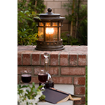 Santa Barbara VX 3-Light Outdoor Deck Lantern